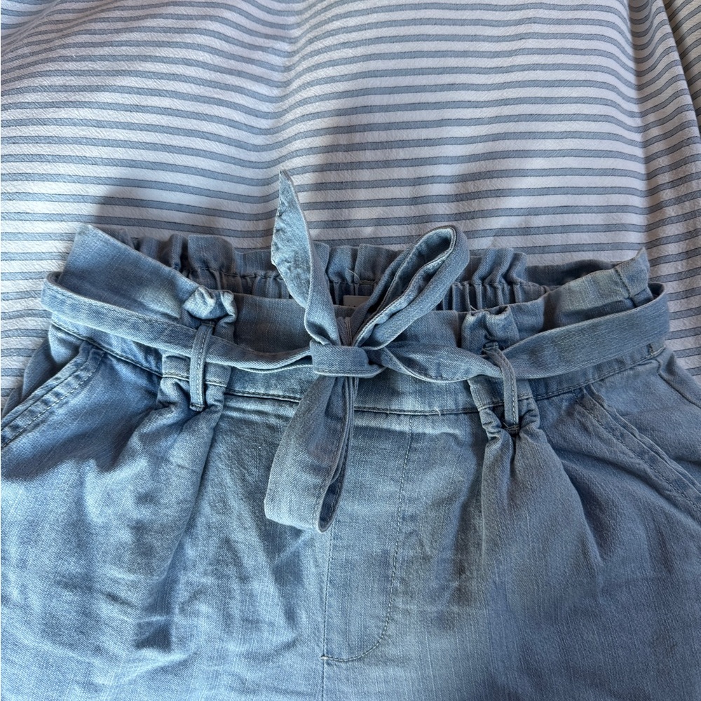 Light Blue Wide-Leg Jeans